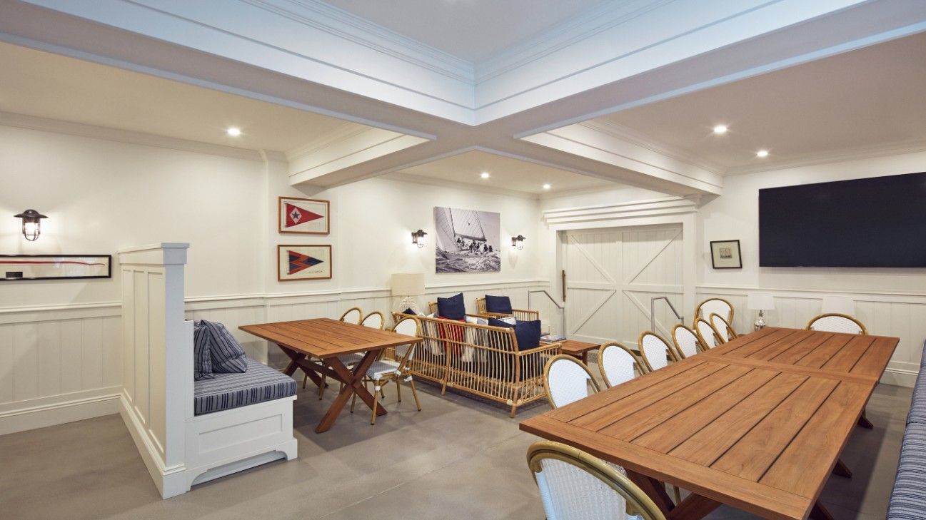 There Are Many Tables And Chairs In A Well-Lit Room — Concept Kitchens In Port Macquarie, NSW