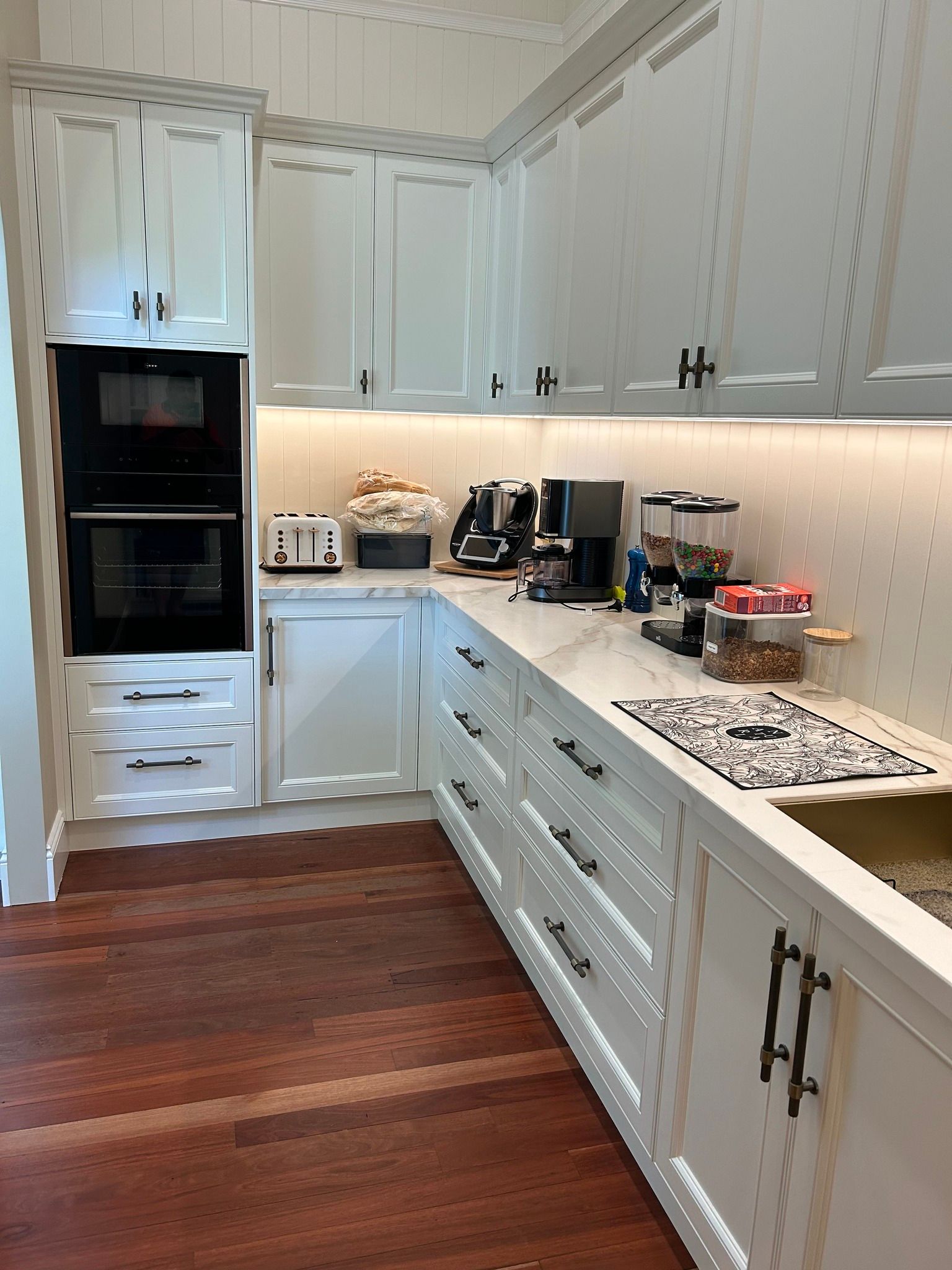 White timber kitchen with different kitchen appliances - Concept Kitchens in Port Macquarie NSW