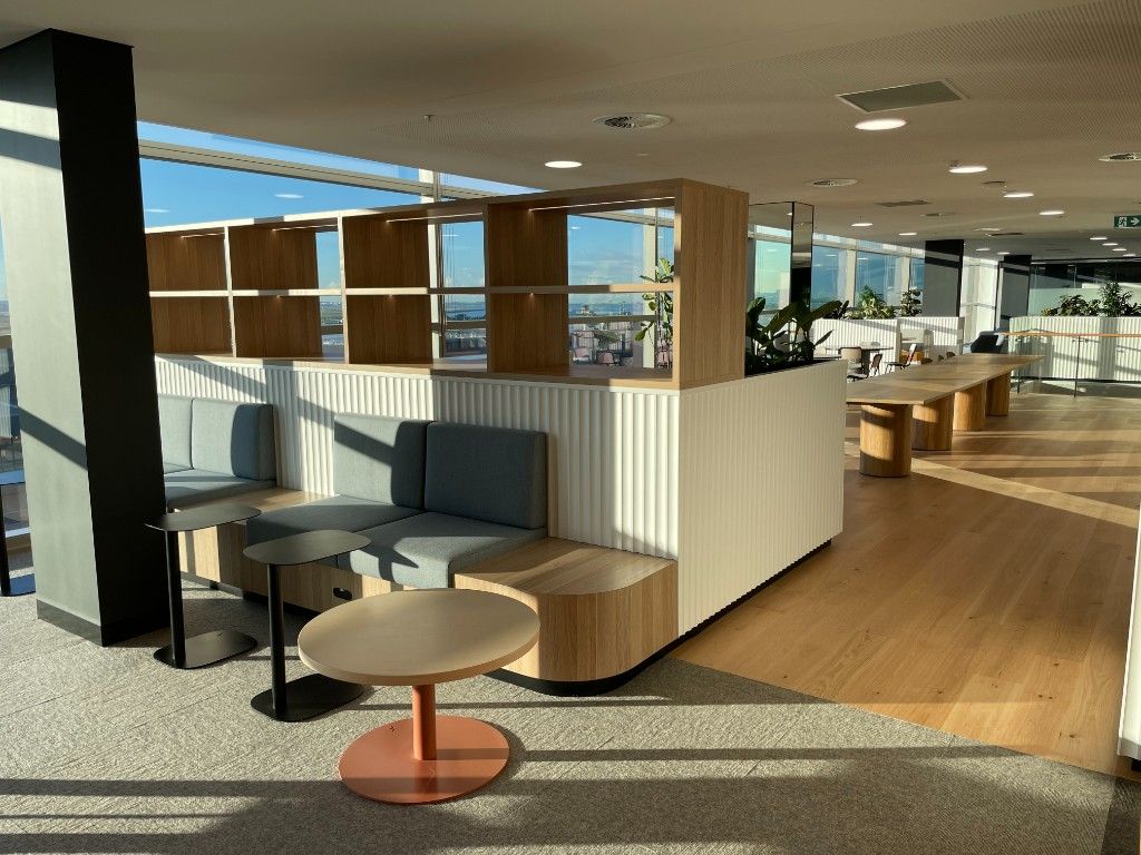 A Large Room With A Lot Of Furniture And Tables — Concept Kitchens In Port Macquarie, NSW