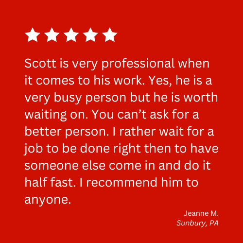 gutter installation service sunbury pa