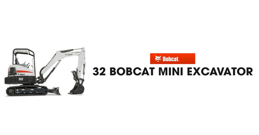 32 Bobcat Mini Excavator