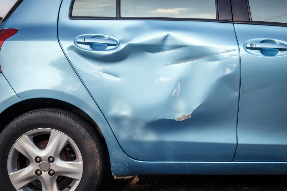 Car damaged After Accident