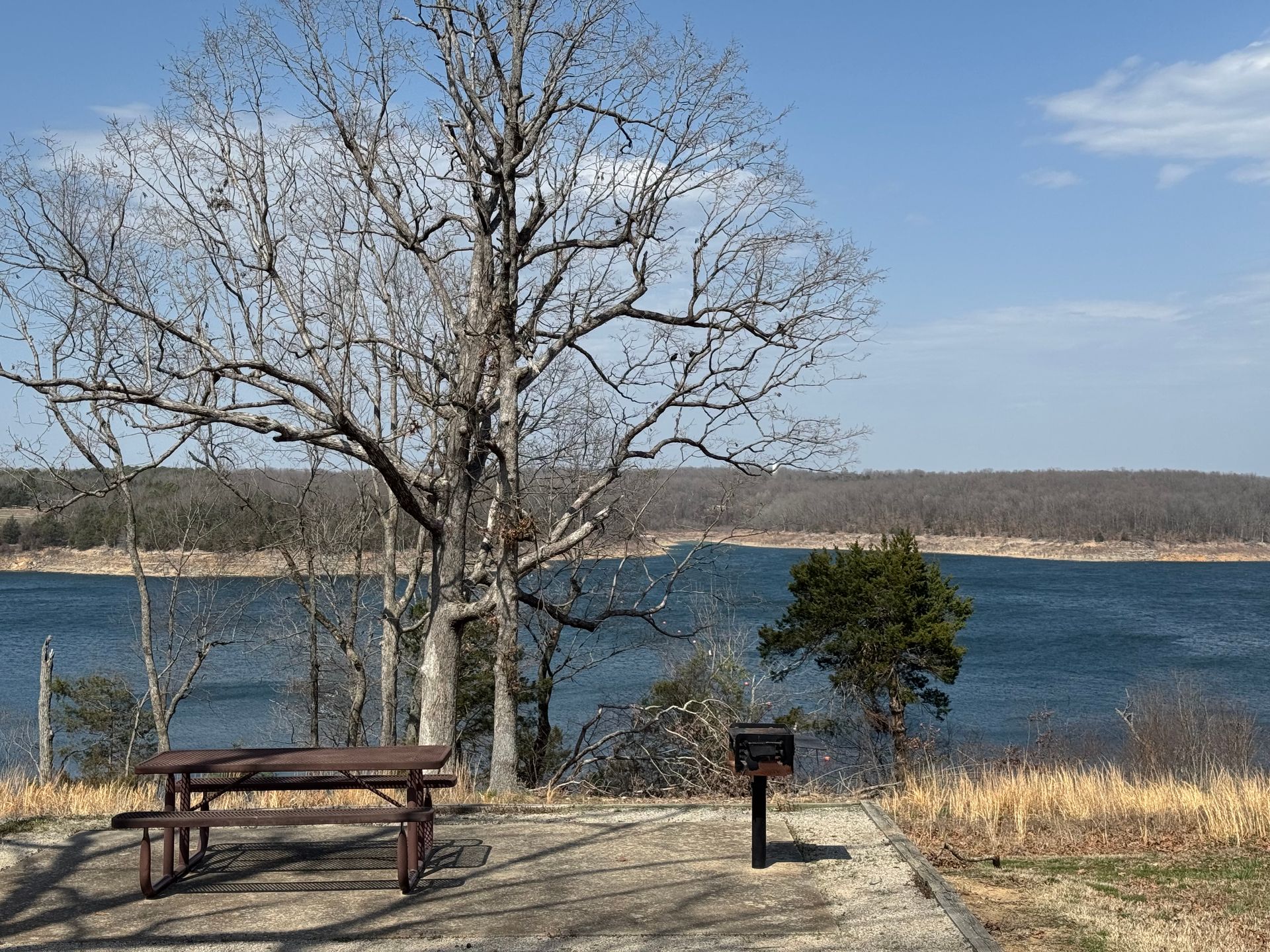 White River Bull Shoals State Park Picnic area Lakeview Arkansas