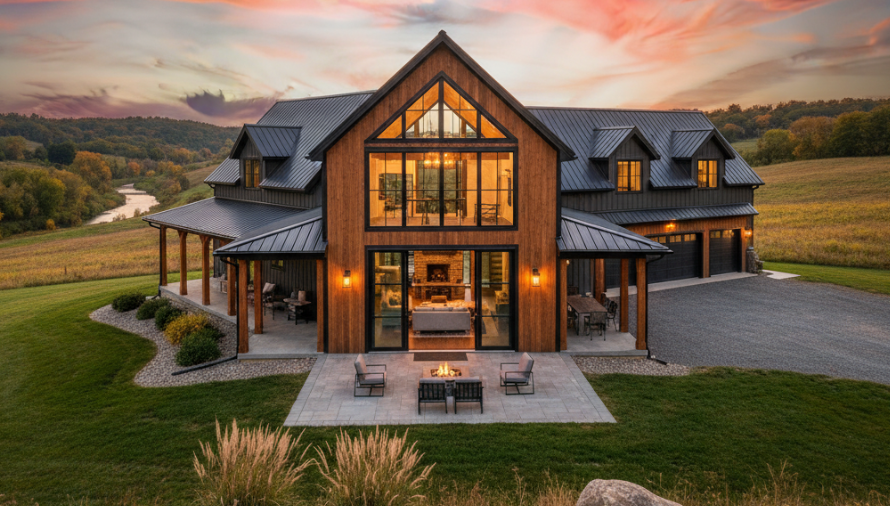 Ohio Barndominiums by custom home builders