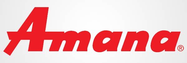 A red amarana logo on a white background