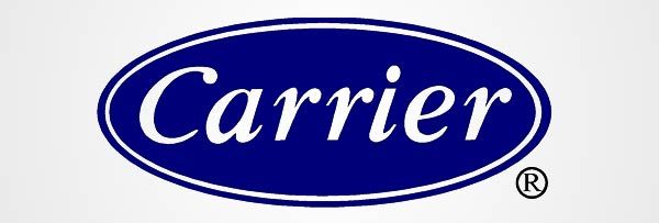 A blue and white carrier logo on a white background.