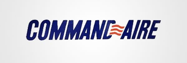 A logo for a company called commande aire