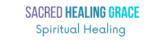 A logo for sacred healing grace spiritual healing