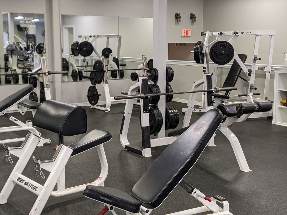 Workout machines at Prestige Fitness Club in Pass Christian, MS