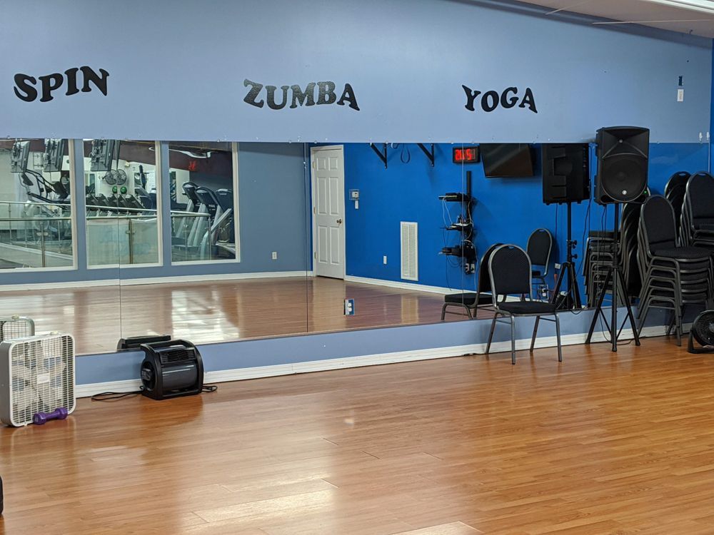 Zumba and Yoga workout at Prestige Fitness Club in Pass Christian, MS