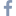 A blurred image of a facebook logo on a white background.