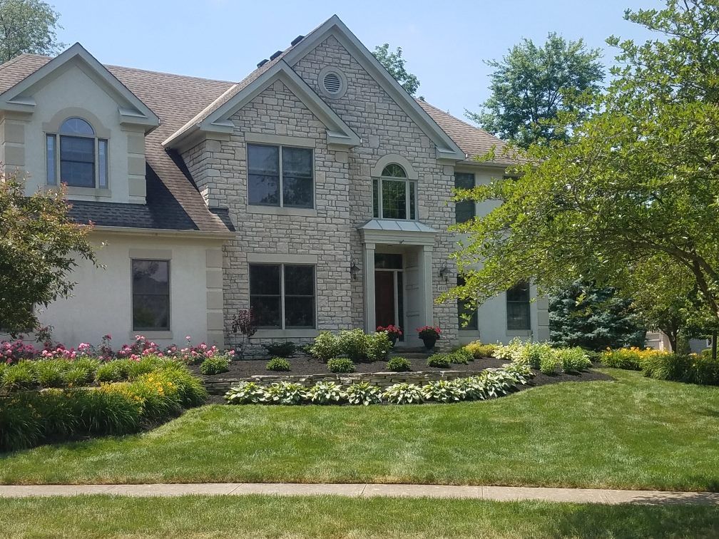 Residential Home Landscape - Columbus, OH - Christal Clean Landscapes