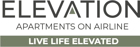 Elevation Apartments on Airline Logo