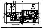 Floor plan of a building with many rooms and a grid-like structure.