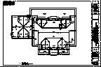 Architectural floor plan showing a building with several rooms, including a dome-shaped structure