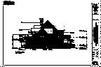 Black silhouette of a house with various levels and rooms, against a white background.