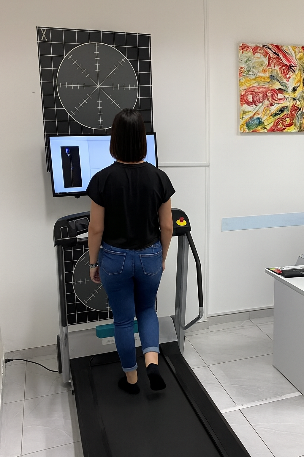 esame baropodometrico in movimento