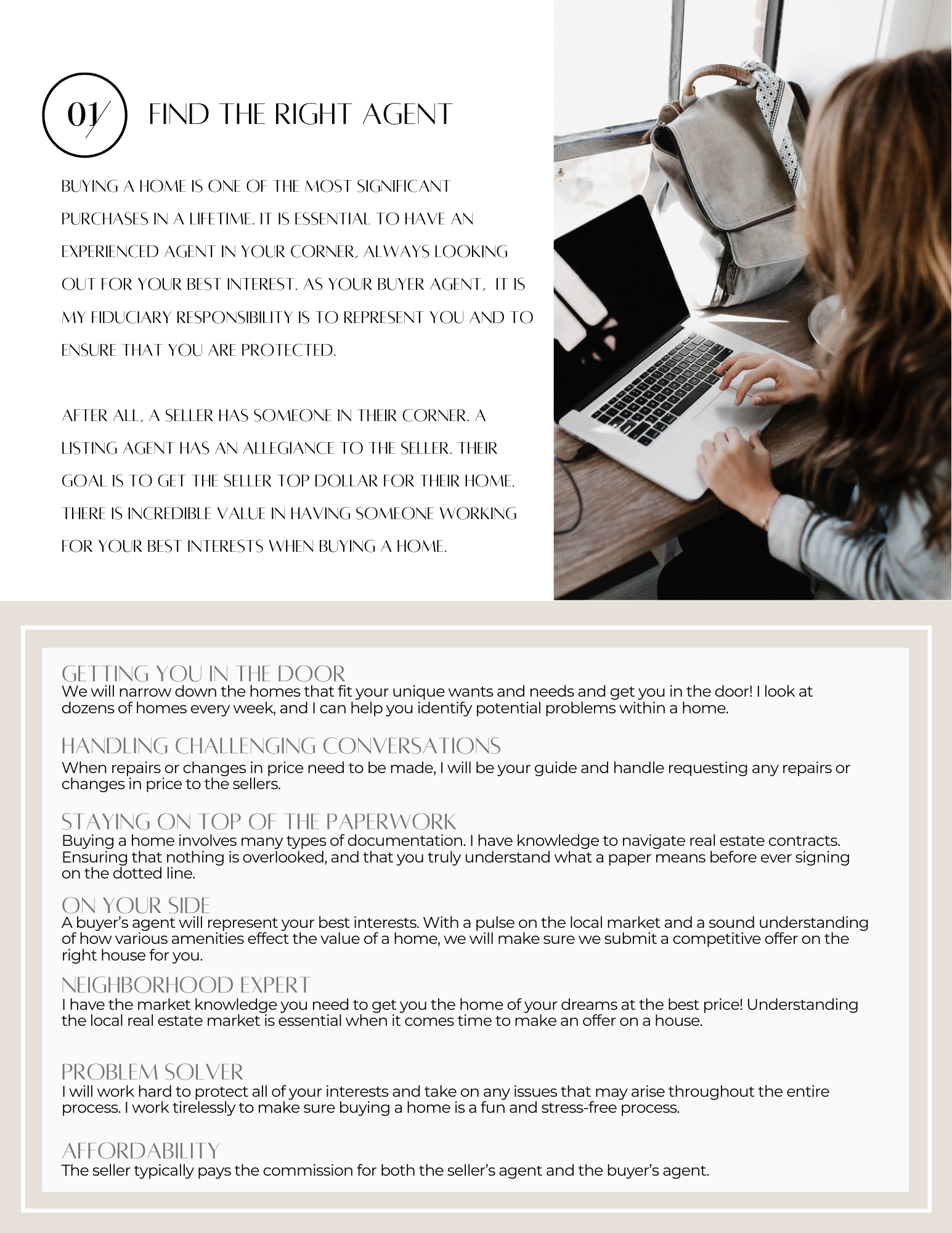 A woman is sitting at a desk using a laptop computer.