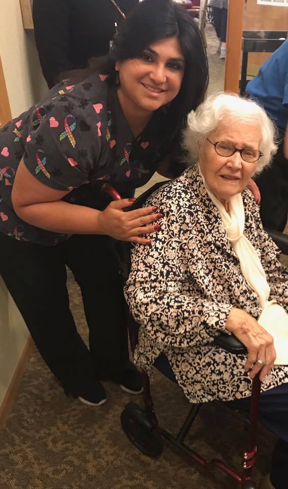 Home Care — Private Nurse And Elder Woman in Fort Wayne, IN