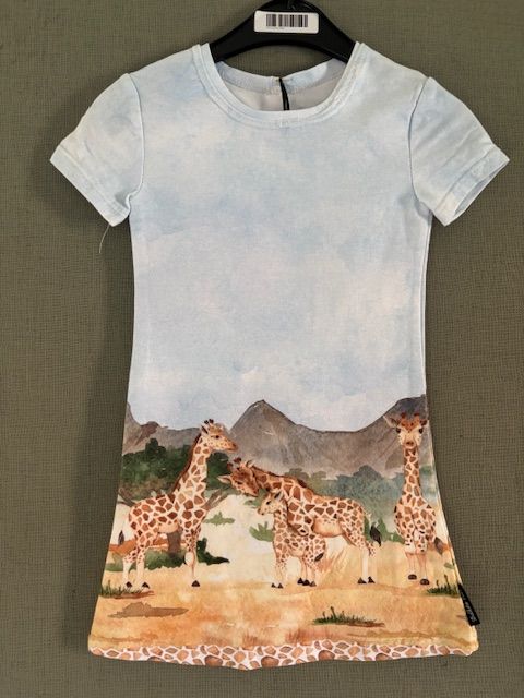 Vrolijke Giraffen Meisjesjurk