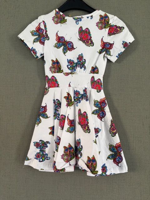 Vrolijke Vlinderige Meisjes Jurk