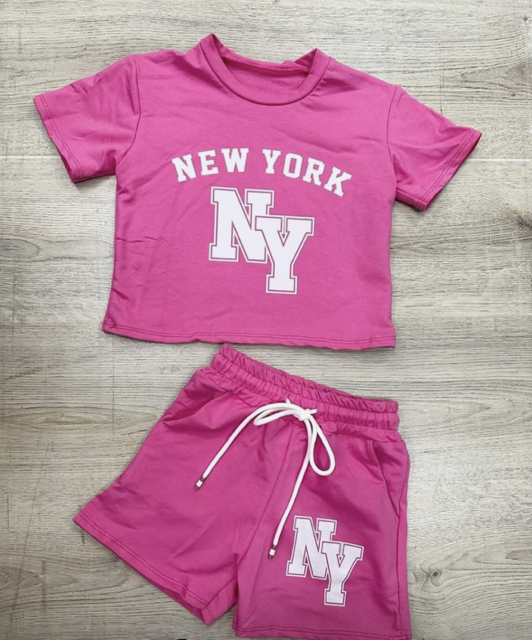New York set roze