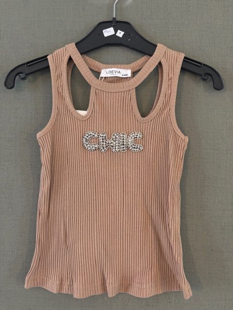 Chic & Trendy: Geribbelde Meisjes Top met Cut-Out Detail