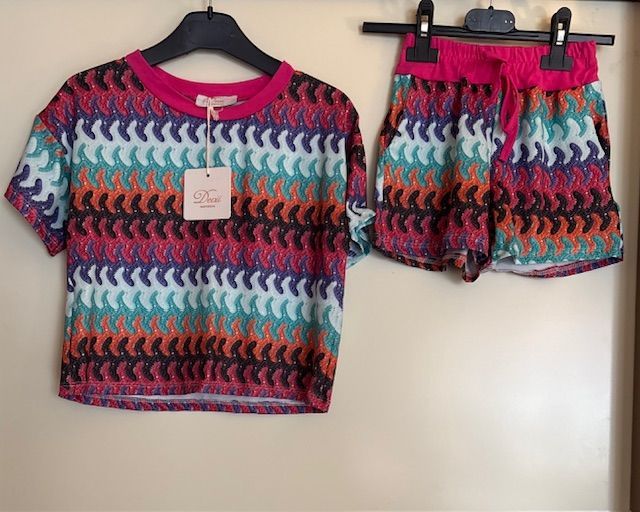 Kleurrijke Meisjes Set – Fuchsia/Multicolor