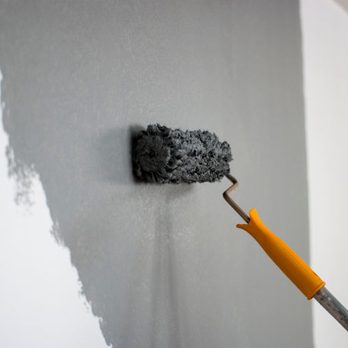 Interior gray color paint