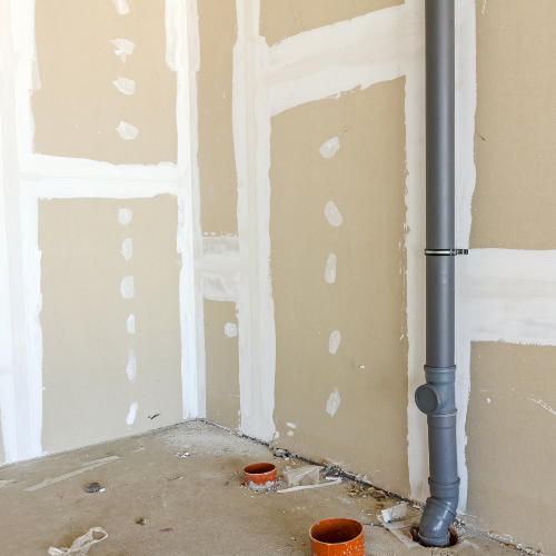 Dry Wall repair by Color Vibe in a workplace