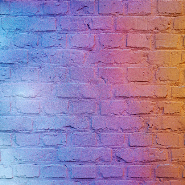 Colorful brick painting services