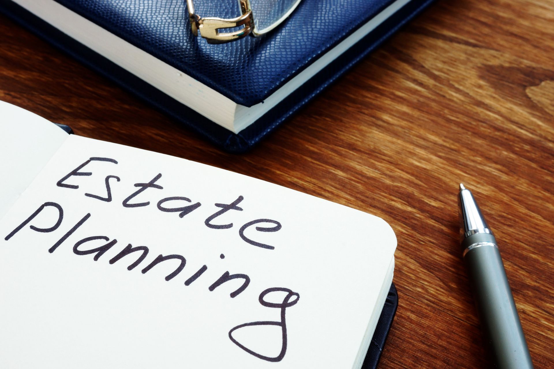 Handwritten Estate Planning Notes on a Sheet of Paper