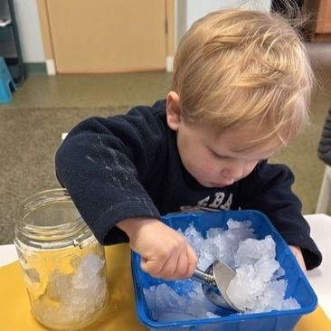 Montessori child working with knobbed cylinders
