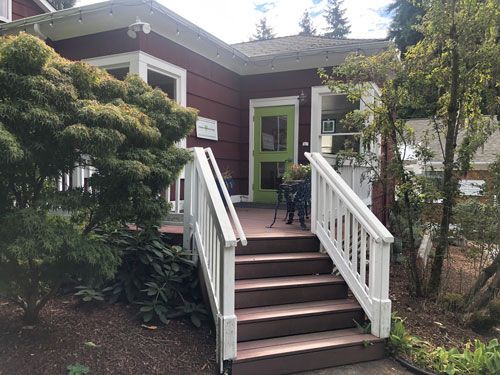chestnut montessori stair entrance