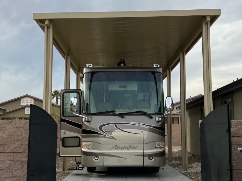 RV Carport Shelter in San Antonio TX