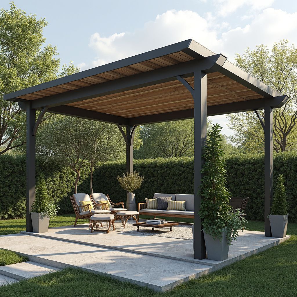 Custom shade patio cover in Shavano Park residence