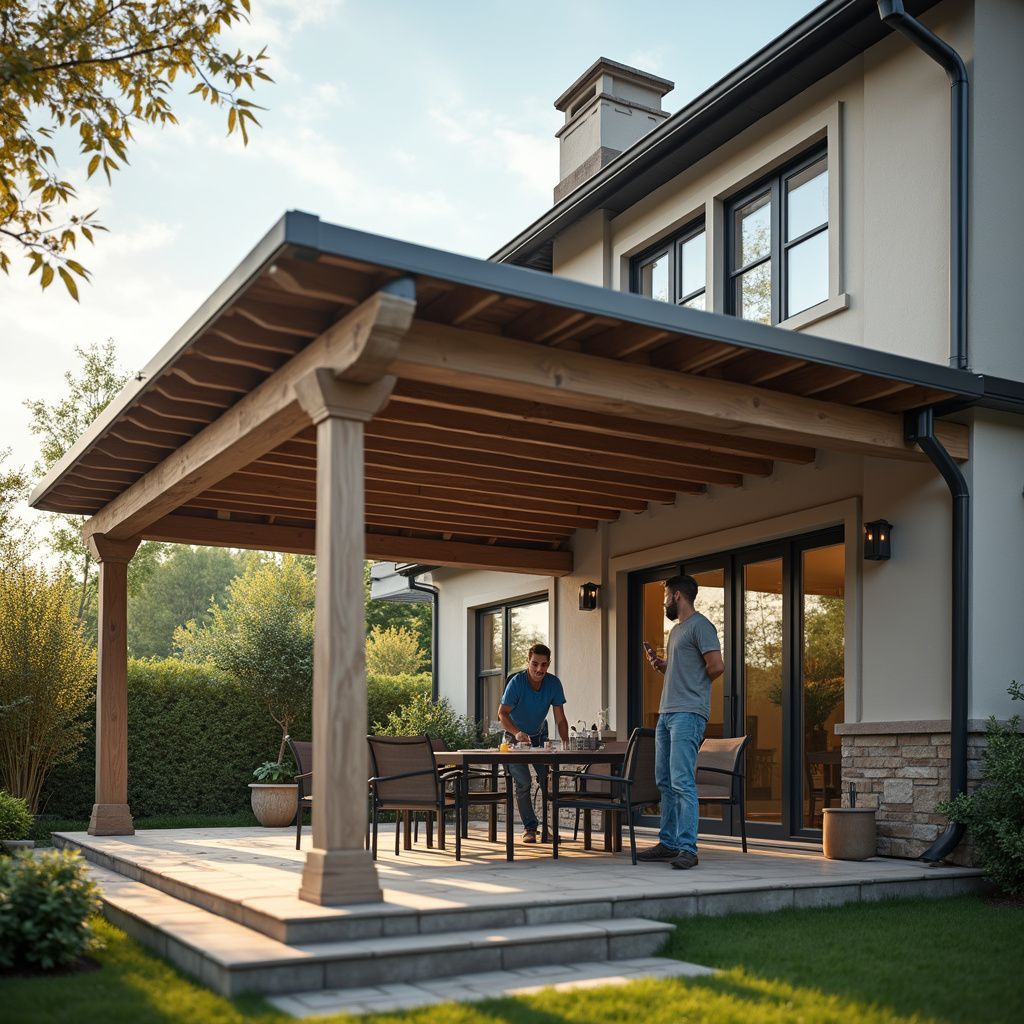 Patio cover in Stone Oak, TX