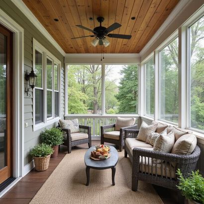 Screen porch enclosure in San Antonio & Austin, TX