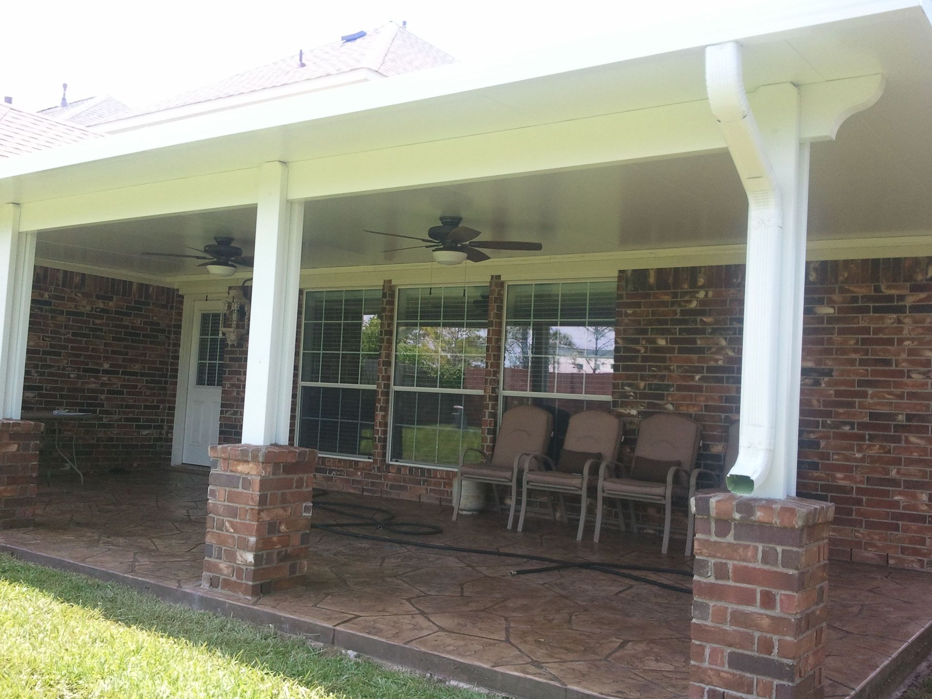 Functional patio cover for Garden Ridge homeowner