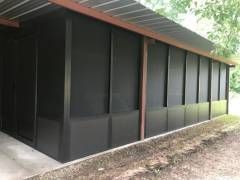 Screened porch enclosure designed for HOA compliance in Cibolo, TX