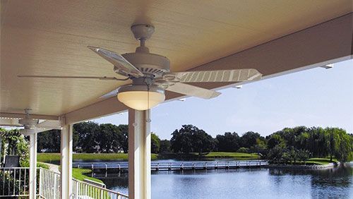 Craftsman-style patio cover in Leon Springs with exposed rafters and sealed joints