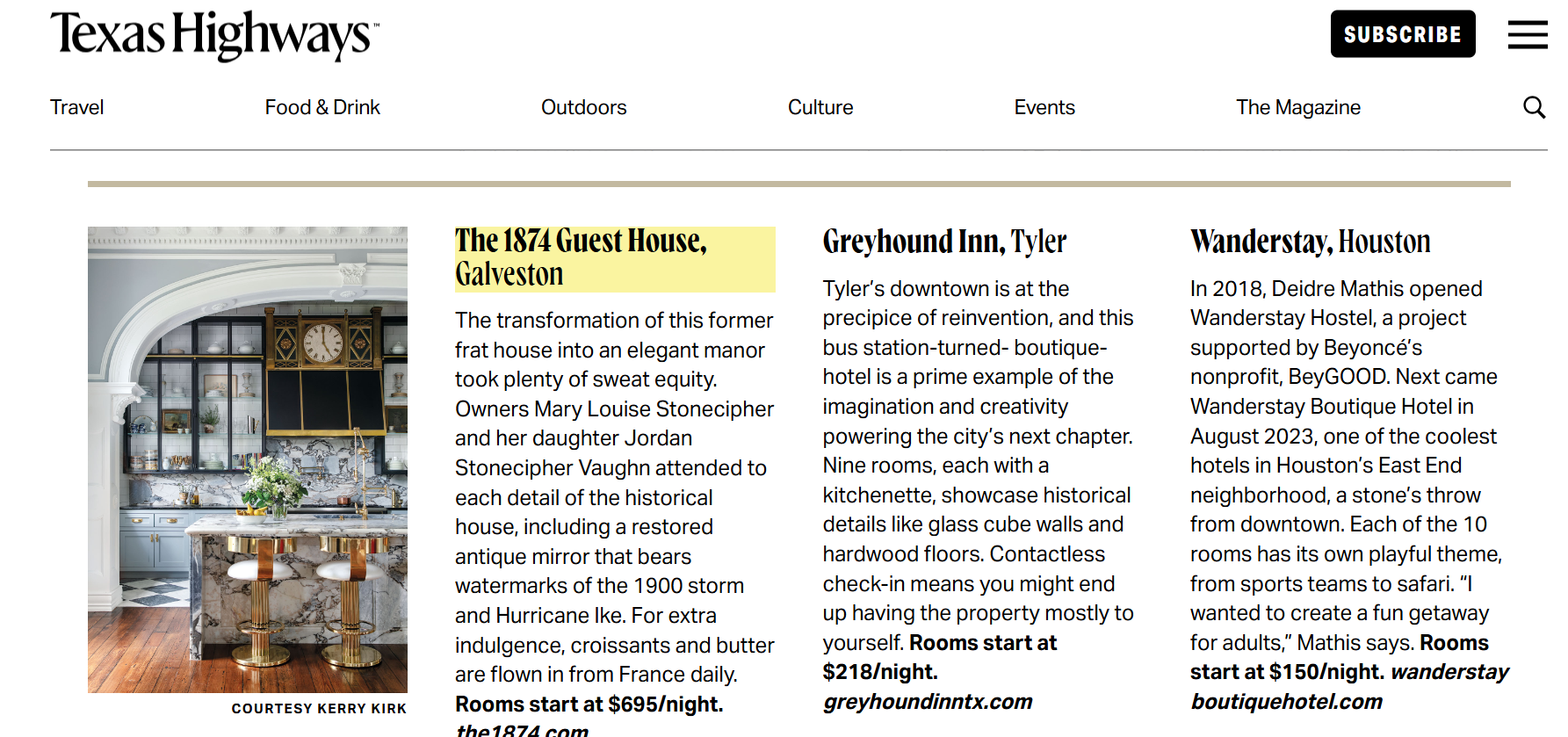 article about texas highways