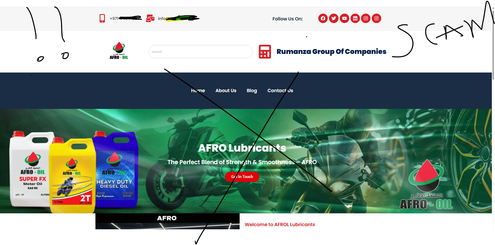 Trademark Infringement Warning: Fraudulent Use of Afro Oil Name by Rumanza Group of Companies