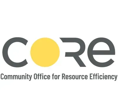 A logo for the core community office for resource efficiency