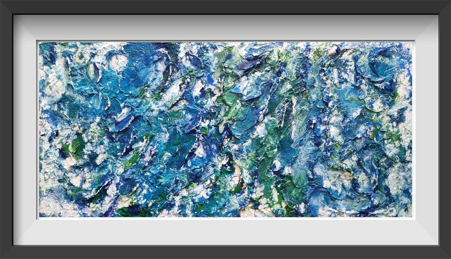 Acrylic/plaster on wood