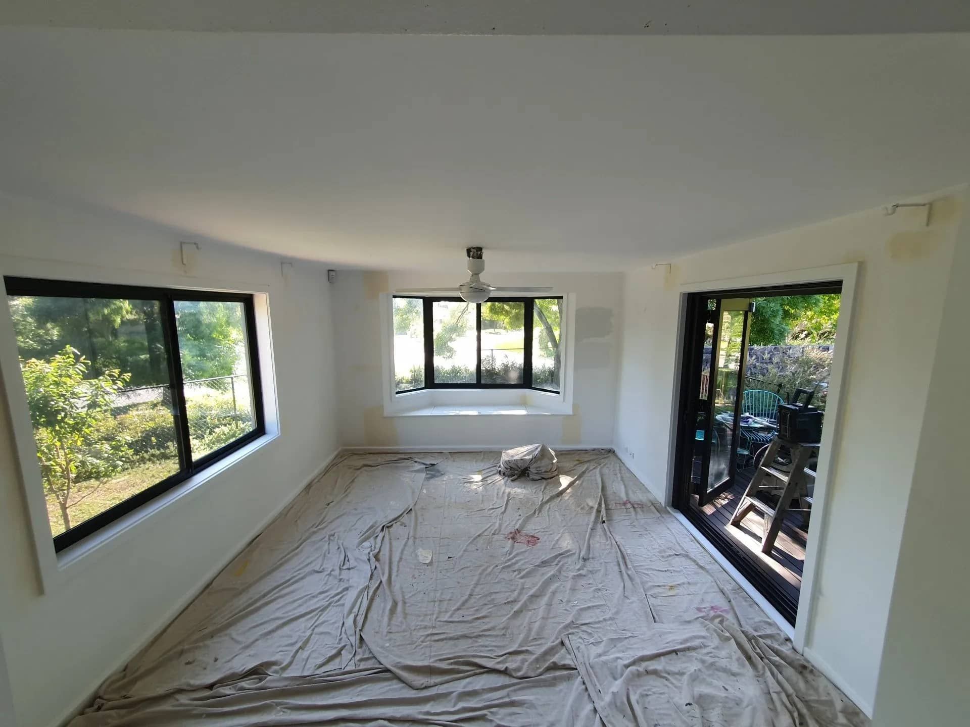 Room With Window and Ceiling Fan — Peter the Painter In Evatt, ACT