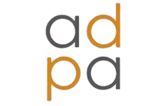 Uno sfondo bianco con un simbolo blu su di esso