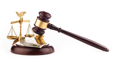 Scales, gavel and money - Attorney At Law in Matthews, NC