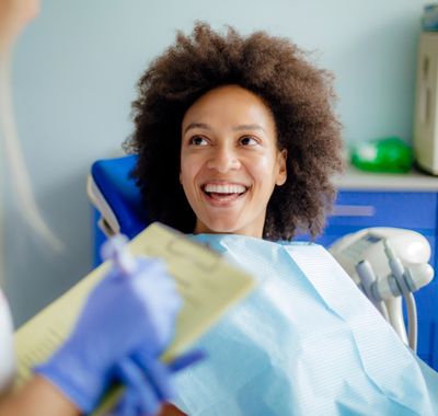 Woman Having Dental Check-up — Atlanta, GA — Metro Dental