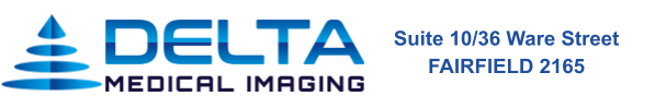 A delta medical imaging logo is shown on a white background